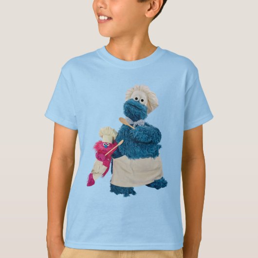 De partners van de voedseltruck van Cookie Monster T-shirt (Voorkant)