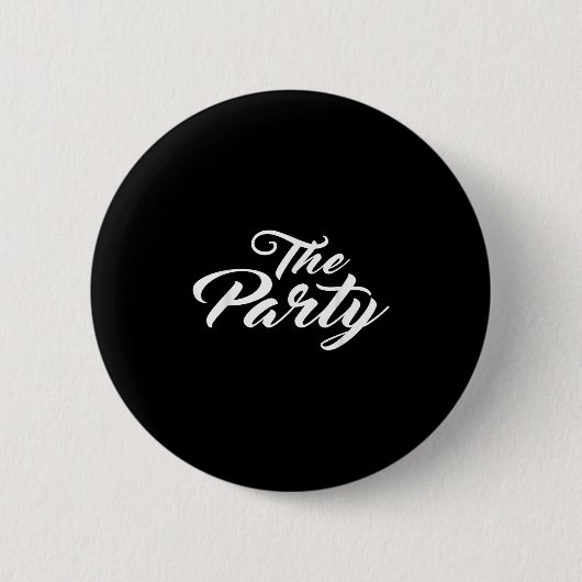 De Party Bachelor Bachelorette Bruid Bruidegom Tro Ronde Button 5,7 Cm (Voorkant)