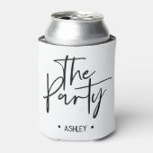 De Party Bachelorette Blikkoeler Gepersonaliseerd Blikjeskoeler (Blikje Voorkant)