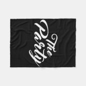 De Party Ongehuwde Ongehuwde Bruid Bruidegom Huwel Fleece Deken (Voorkant (Horizontaal))