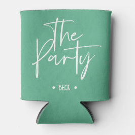 De Party Teal Blikkoeler voor Bachelorette Feestje Blikjeskoeler