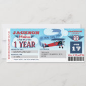 De pas van het instappen, de Ticket van het Vliegt Kaart (Voorkant)