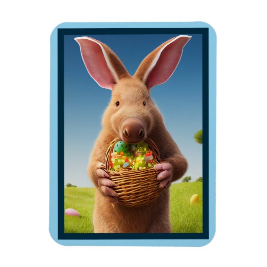 De Pasen Aardvark Magnet Magneet (Verticaal)