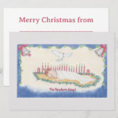 De Pasgeboren Koning Feestdagenkaart (Voorkant / Achterkant)