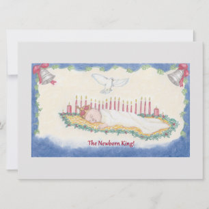 De Pasgeboren Koning Feestdagenkaart