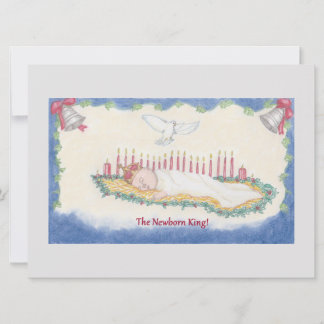 De Pasgeboren Koning Feestdagenkaart