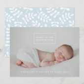 De pasgeboren Koning Holiday Fotokaart Feestdagenkaart (Voorkant / Achterkant)