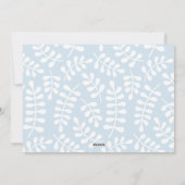 De pasgeboren Koning Holiday Fotokaart Feestdagenkaart (Achterkant)