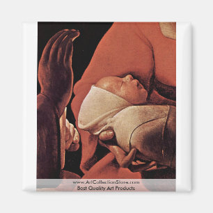 De pasgeborene (geboorte van Christus?) Magneet