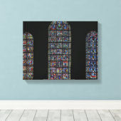De passie, de nativiteit en de boom van Jesse (s Canvas Afdruk (Insitu (Houten vloer))