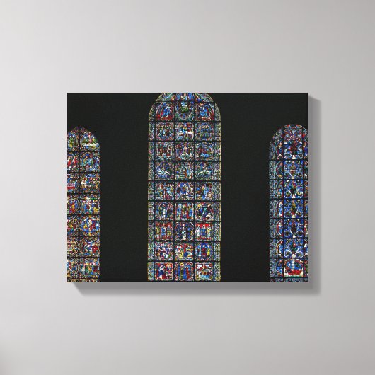 De passie, de nativiteit en de boom van Jesse (s Canvas Afdruk (Voorkant)