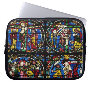 De passie, het lancetvenster in de westelijke faç laptop sleeve