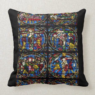 De passie, het lancetvenster in de westelijke faça kussen