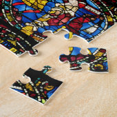 De passie, het lancetvenster in de westelijke faça legpuzzel (Zijkant)