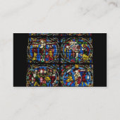 De passie, het lancetvenster in de westelijke faça visitekaartje (Achterkant)