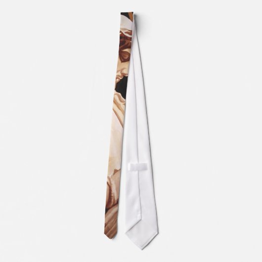 "De passie" Jezus Waterverf Art Stropdas (Achterkant)