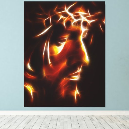 De passie van Christus Canvas Afdruk (Insitu (Houten vloer))