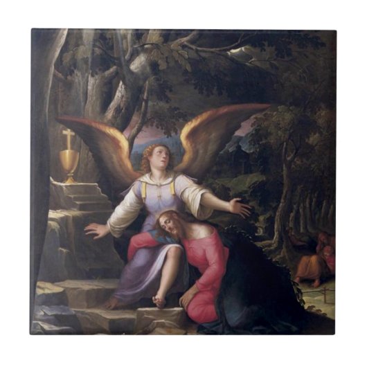 DE PASSIE VAN CHRISTUS TEGELTJE (Voorkant)