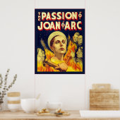 De passie van Joan of Arc ~  Movie Poster (Keuken)