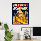 De passie van Joan of Arc ~  Movie Poster (Thuiskantoor)