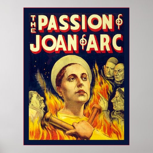 De passie van Joan of Arc ~  Movie Poster (Voorkant)