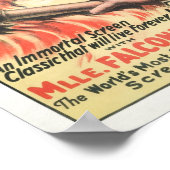 De passie van Joan of Arc Movie Promotional Ad Poster (Hoek)