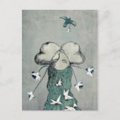 De passie van origami briefkaart (Voorkant)