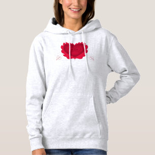 De passie van romantische liefde hoodie