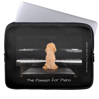 De passie voor Piano Laptop Sleeve