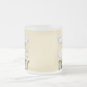 De "passief geobsedeerde kat" matglas koffiemok (Center)