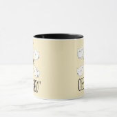 De "passief geobsedeerde kat" mok (Midden)