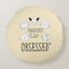 De "passief geobsedeerde kat" rond kussen
