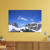 De Passo Sella Holiday Card Canvas Afdruk (Insitu (Woonkamer))