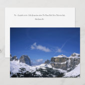 De Passo Sella Holiday Card Feestdagenkaart (Voorkant / Achterkant)