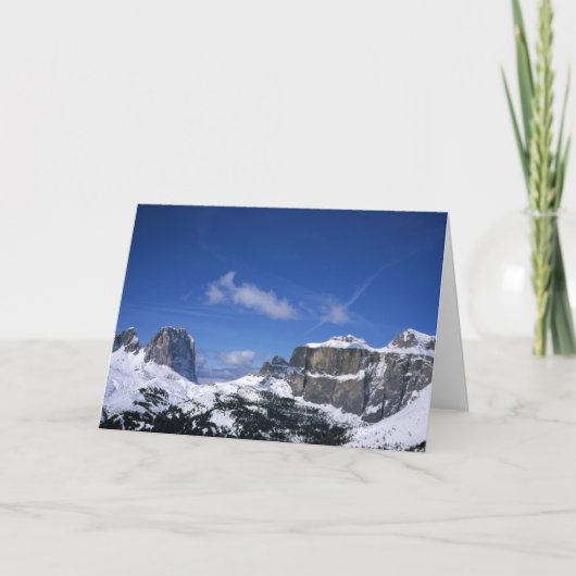 De Passo Sella Holiday Card Kaart (Voorkant)