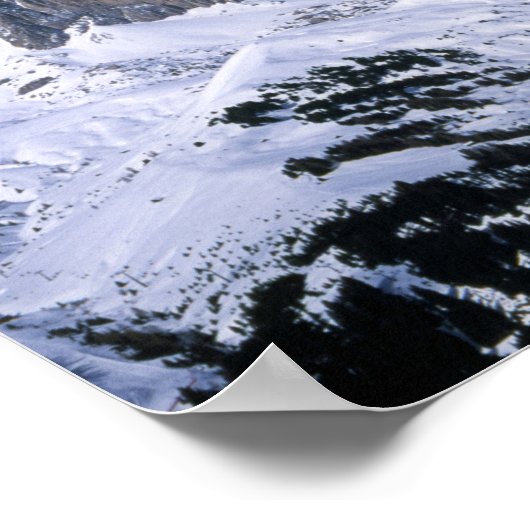 De Passo Sella Holiday Card Poster (Hoek)