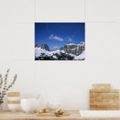 De Passo Sella Holiday Card Poster (Keuken)