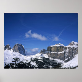 De Passo Sella Holiday Card Poster