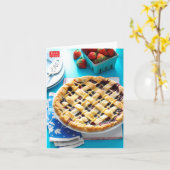 De Pastei van de Bes van de berg Kaart (Gele Bloem)