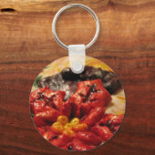 De Pastei van de kaars Sleutelhanger (Voorkant)