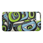 De Pastel Native of Lily Pulitzer ontmoet Haida Case-Mate iPhone Case (Achterkant (Horizontaal))