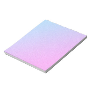 De pastelkleur Ombre schittert Notitieblok