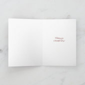 De pastelkleur van de verjaardagsrozen van de oma kaart (Binnen)