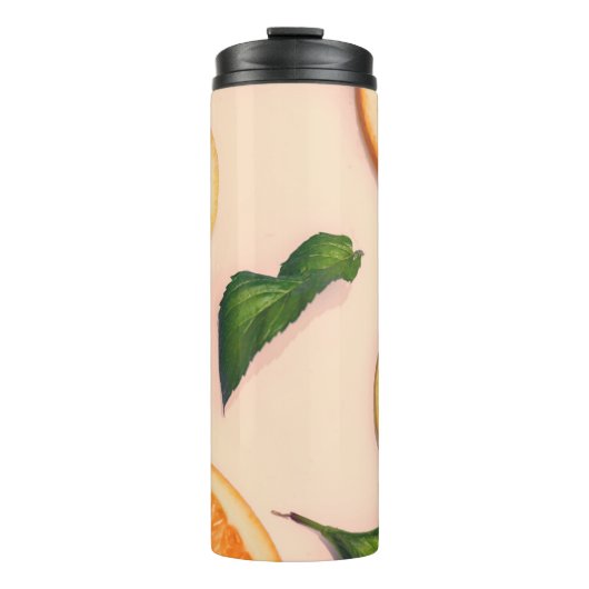 De pastelkleurpatroon van het fruit thermosbeker (Voorkant)