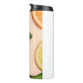 De pastelkleurpatroon van het fruit thermosbeker (Geroteerd rechts)