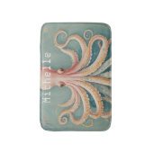 De pasteloctopus van het betoverde rif badmat (Voorkant Verticaal)