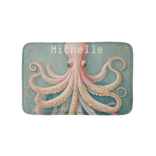 De pasteloctopus van het betoverde rif badmat (Voorkant)