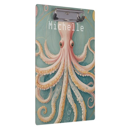 De pasteloctopus van het betoverde rif klembord (Rechts)