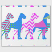 De Pat Great Dane Cadeaupapier (Vlak)