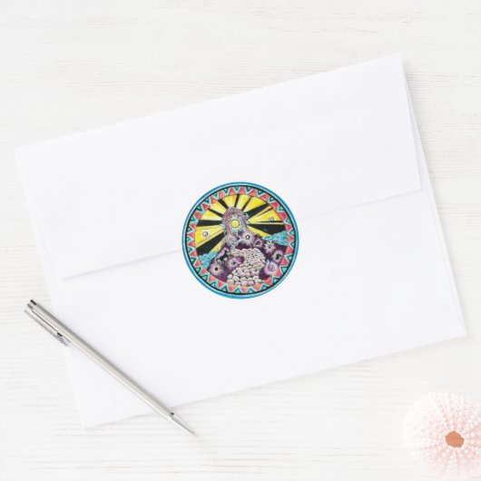 De Path Mandala Sticker (Envelop)